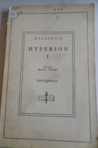 Hyperion I Hölderlin