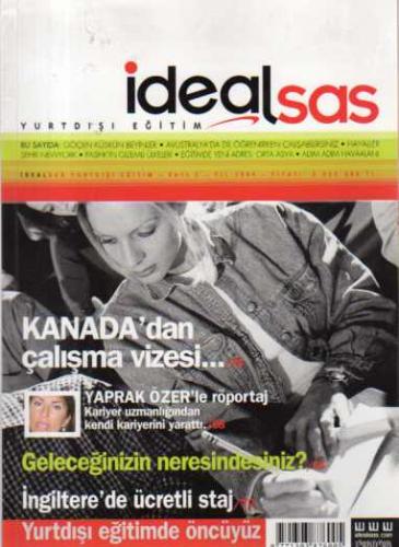 İdealsas Yurtdışı Eğitim Sayı: 2 Yıl: 2004