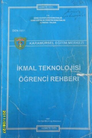İkmal Teknolojisi Öğrenci Rehberi / 1997