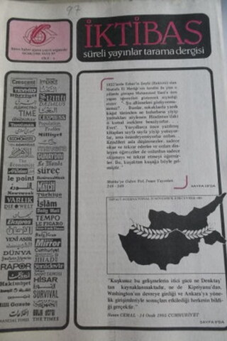 İKTİBAS / Süreli Yayınlar Tarama Dergisi 1985 Sayı 97