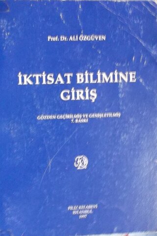İktisat Bilimine Giriş Ali Özgüven