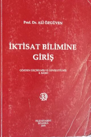 İktisat Bilimine Giriş Ali Özgüven