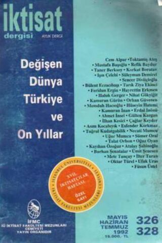 İktisat Dergisi 1992