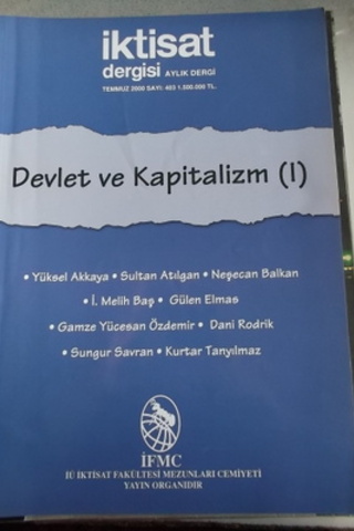 İktisat Dergisi Aylık Dergi 2000 / 403