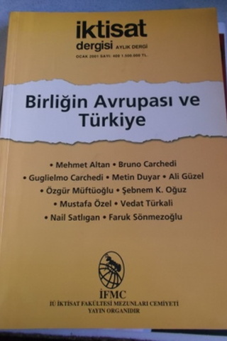İktisat Dergisi Aylık Dergi 2001 / 409
