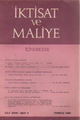 İktisat Ve Maliye 1980 /4