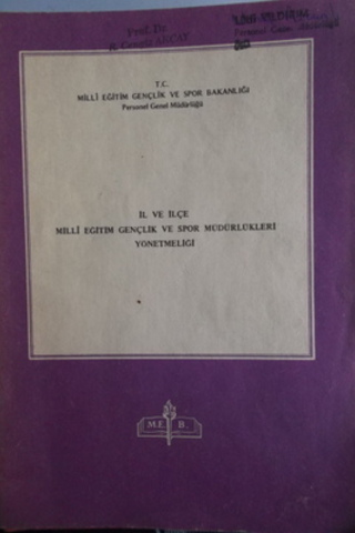 İl ve İlçe Milli Eğitim Gençlik ve Spor Müdürlükleri Yönetmeliği