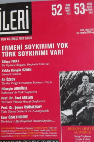 İleri 3 Aylık Atatürkçü Fikir Dergisi 2012 / 52-53