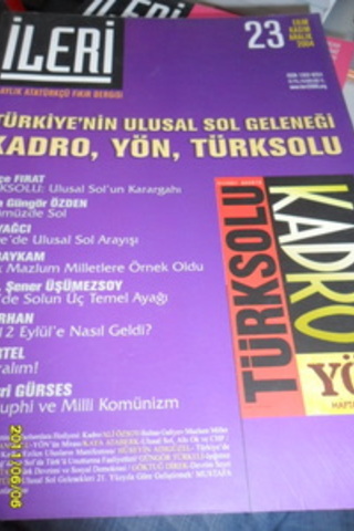 İleri 3 Aylık Atatürkçü Fikir Dergisi 2004 / 23