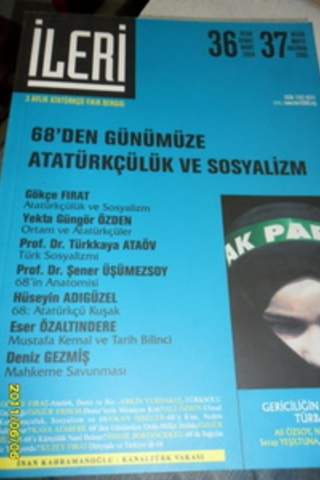İleri 3 Aylık Atatürkçü Fikir Dergisi 2008 / 36-37