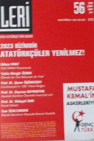 İleri 3 Aylık Atatürkçü Fikir Dergisi 2013 / 56