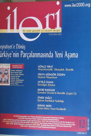 İleri Gençlik ve Siyaset Dergisi 2002/12