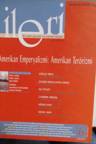 İleri İki Aylık Gençlik ve Siyaset Dergisi 2001 / 6