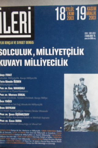 İleri İki Aylık Gençlik ve Siyaset Dergisi 2003 / 18-19