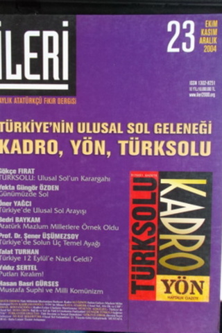 İleri İki Aylık Gençlik ve Siyaset Dergisi 2004 / 23