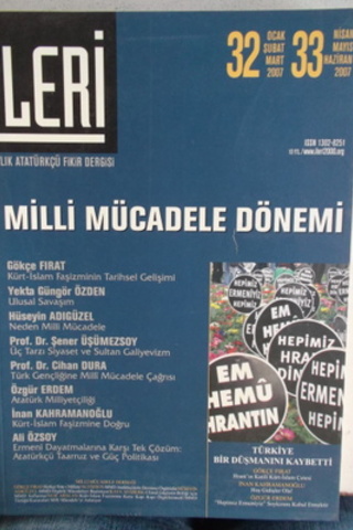 İleri İki Aylık Gençlik ve Siyaset Dergisi 2007 / 32-33