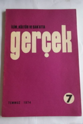 İlim, Kültür ve San'atta Gerçek 1974 / 7