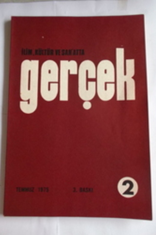 İlim, Kültür ve San'atta Gerçek 1975 / 2