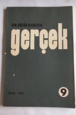 İlim, Kültür ve San'atta Gerçek 1975 / 9
