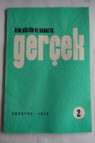 İlim, Kültür ve Sanatta Gerçek 1978 / 2