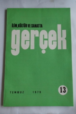 İlim, Kültür ve Sanatta Gerçek 1979 / 13