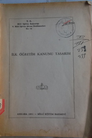 İlk Öğretim Kanunu Tasarısı