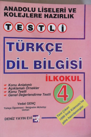 İlköğretim 4 Türkçe Dil Bilgisi