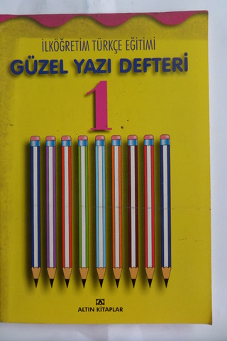İlköğretim Türkçe Eğitimi Güzel Yazı Defteri