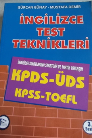 İngilizce Test Teknikleri Gürcan Günay