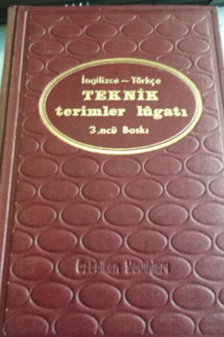 İngilizce - Türkçe Teknik Terimler Lügatı