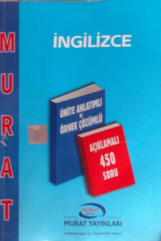 İngilizce Ünite Anlatımlı ve Örnek Çözümlü Açıklamalı 450 Soru