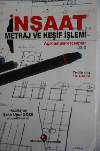 İnşaat Metraj ve Keşif İşlemi Şakir Uğur Gözü