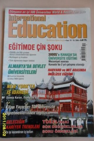 İnternational Education 2006 / 10