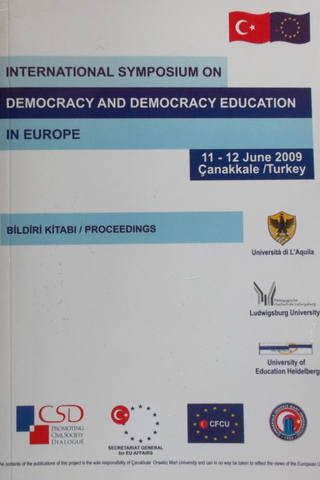 International Symposium On Democracy And Democracy Education In Europe Bildiri Kitabı