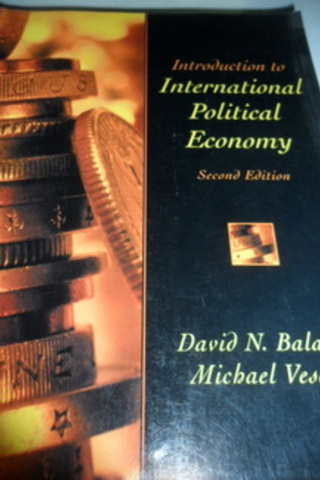 Introduction To International Political Economy Tevfik Çavdar