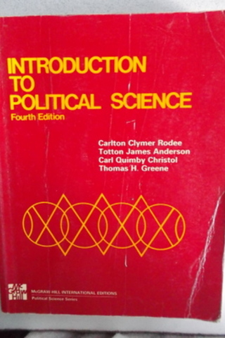 Introduction To Political Science Carlton Clymer Rodee