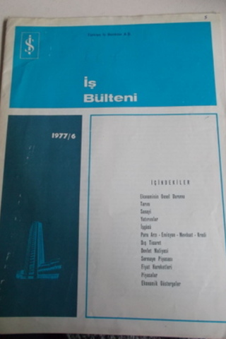 İş Bülteni 1977 / 6