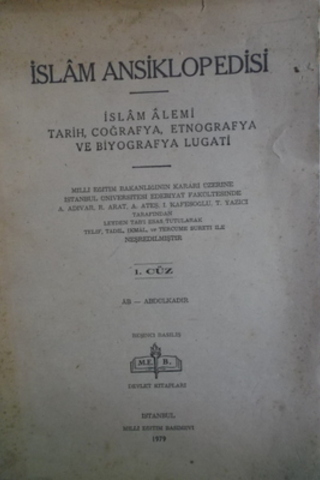 İslam Ansiklopedisi 1.Cüz