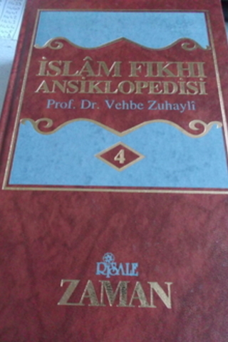 İslam Fıkhı Ansiklopedisi 4. cilt Vehbe Zuhayli