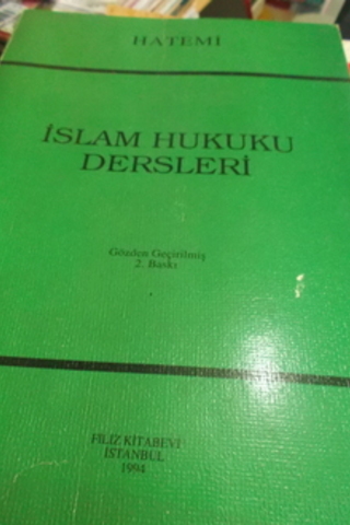 İslam Hukuku Dersleri Hatemi