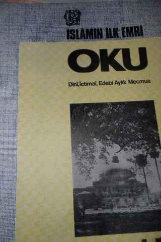 İSLAMIN İLK EMRİ OKU DİNİ İÇTİMAİ EDEBİ AYLIK MECMUA SAYI .146 HAZİRAN