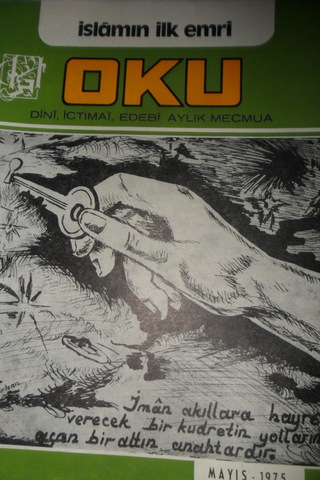 İSLAMIN İLK EMRİ OKU DİNİ İÇTİMAİ EDEBİ AYLIK MECMUA SAYI .157 MAYIS 1