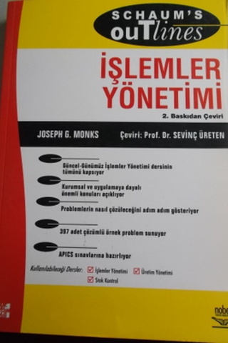 İşlemler Yönetimi Joseph G. Monks