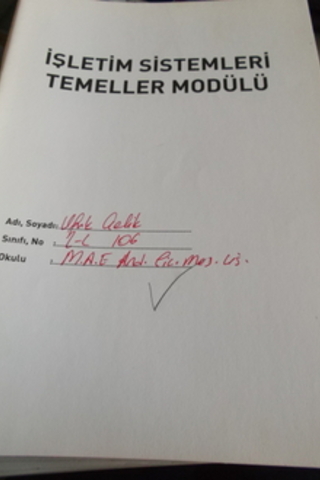 İşletim Sistemleri Temeller Modülü
