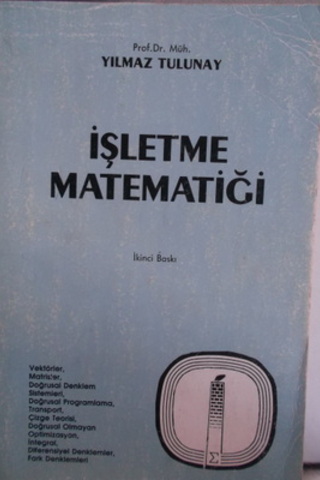 İşletme Matematiği Yılmaz Tulunay