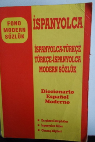 İspanyolca - Türkçe Türkçe - İspanyolca Modern Sözlük