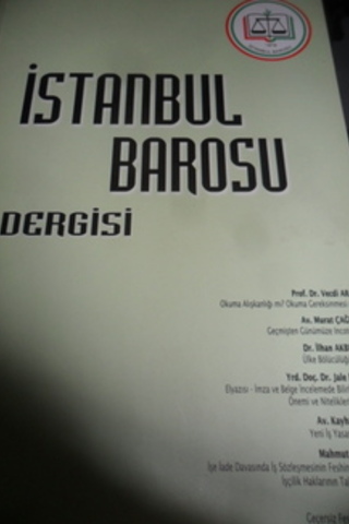 İstanbul Barosu Dergisi 2003 / 4