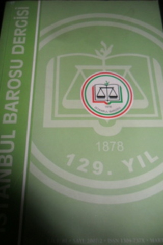 İstanbul Barosu Dergisi 2007 / 2