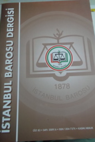 İstanbul Barosu Dergisi 2009 / 6