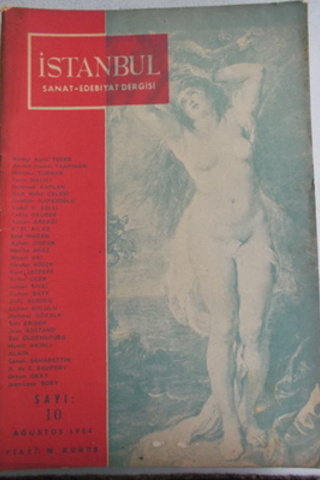 İstanbul Sanat - Edebiyat Dergisi 1954 / 10